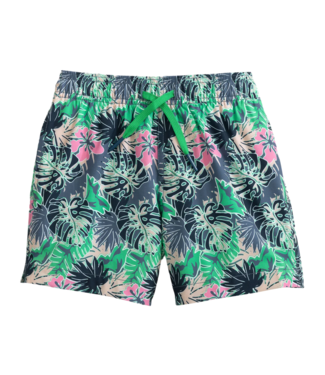 Southern Tide Simply Green Grand Palms Swim Trunk