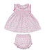 Kissy Kissy Pink Tulip Blossoms Dress Set