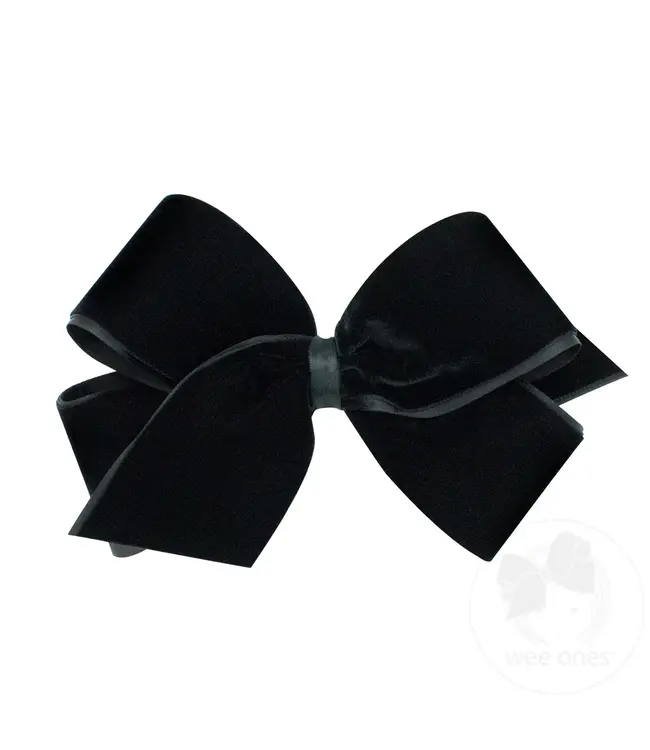 Wee Ones Small King Velvet Bow