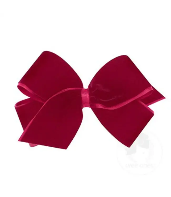 Wee Ones Small King Velvet Bow