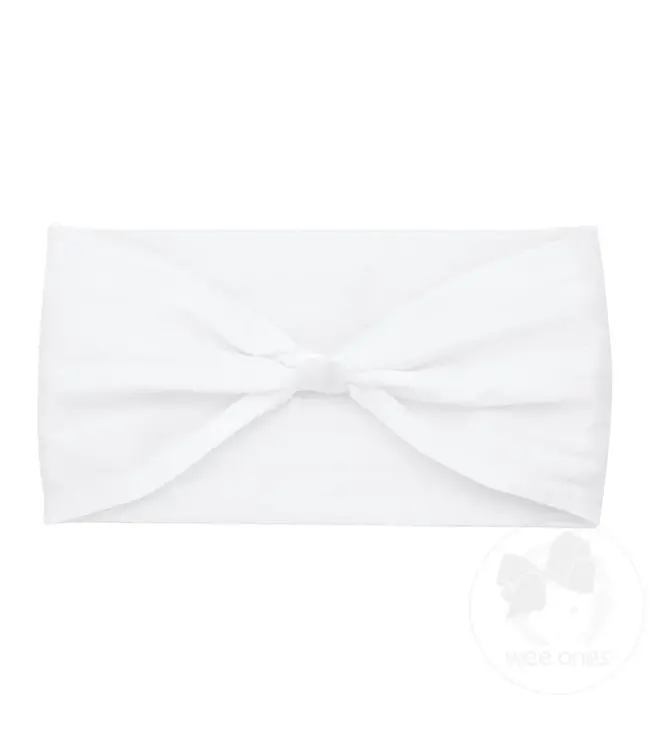 Wee Ones White Babyband 6-24 Months