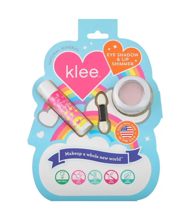 Klee Primrose Shimmer Eye Shadow & Lip Shimmer Set