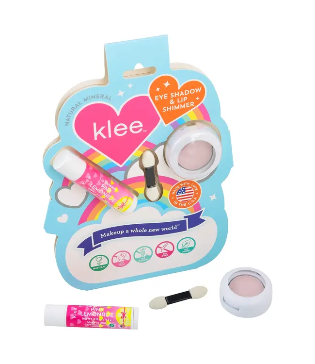 Klee Primrose Shimmer Eye Shadow & Lip Shimmer Set