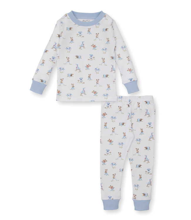Kissy Kissy Blue Playground Pups PJ Set