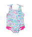 Ruffle Butts Tropical Resort Tie Shoulder One Piece