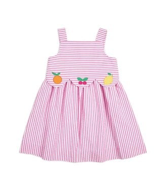 Florence Eiseman Seersucker Dress w/Fruit