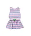 Florence Eiseman Stripe Coverup w/Flowers
