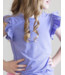 Mila & Rose Periwinkle S/S Ruffle Tee