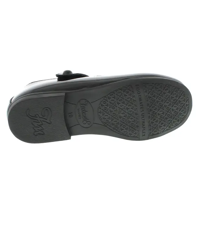Footmates Emma Black Patent