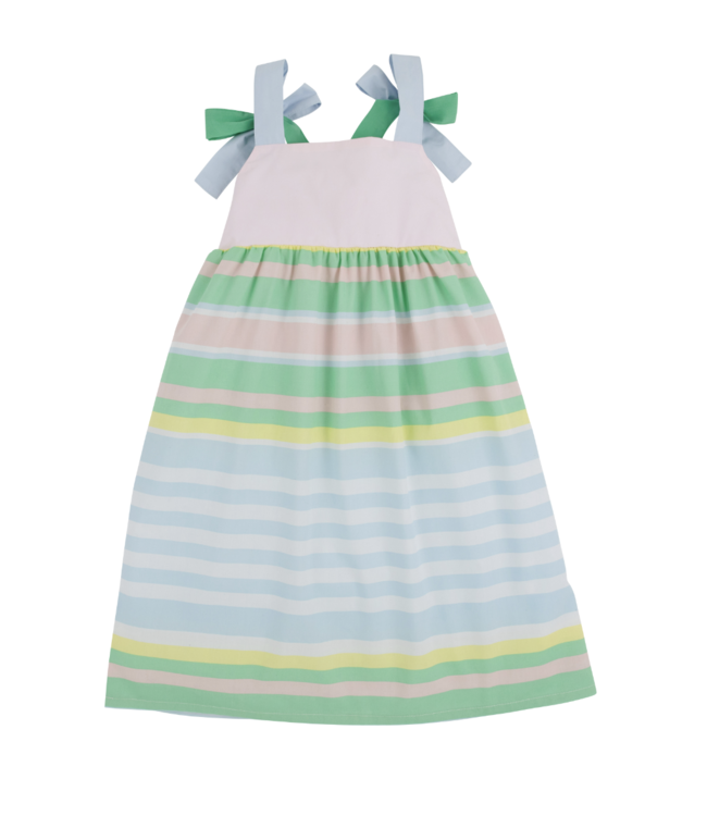 Beaufort Bonnet Sarasota Stripe/Pink/Green Macie Midi Dress