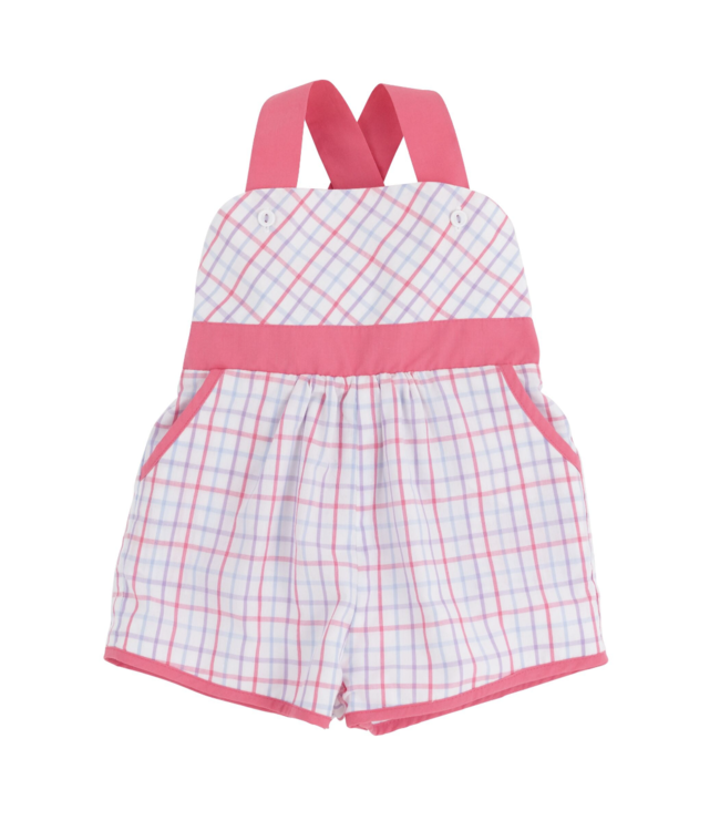 Beaufort Bonnet Winter Park Windowpane/Romany Ruthie Romper