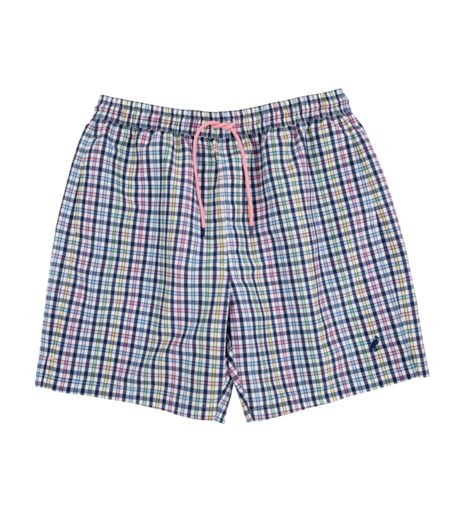 Beaufort Bonnet Pier Pointe Plaid Toddy Swim Trunks