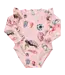 Pink Chicken Pink Watercolor Rachel Baby Swimsuit