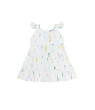 Nellapima Spirals Ruffle Dress