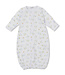Kissy Kissy Lt. Blue Baby Bunny Patch Convertible Gown