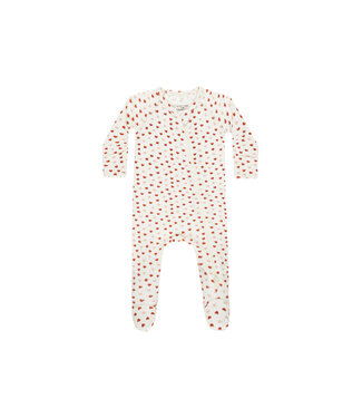 Rylee & Cru Valentines Zip Footie