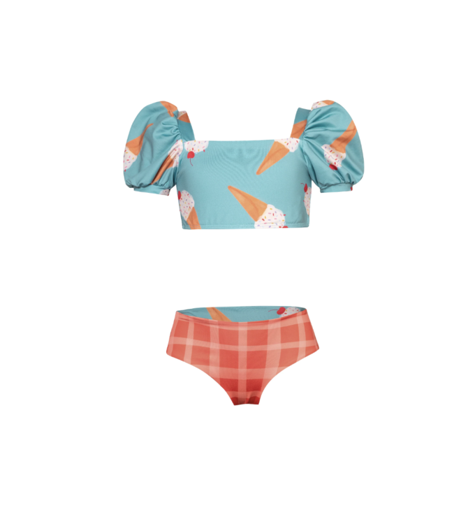 Pepita & Me Ice Cream Azul Bubble Bikini