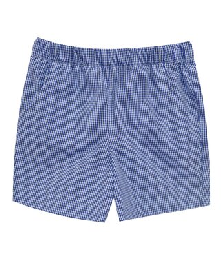 vive la fete Royal Gingham Pull on Shorts w/Pockets