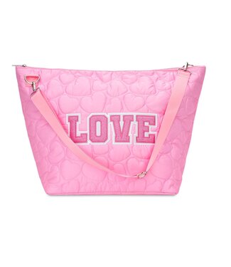 Iscream Love Heart Puffy Weekender Bag