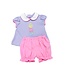 Claire & Charlie Lilac/Pink Stripe Easter Eggs Bloomer Set