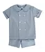 Bailey Boys Blue Micro Check Dressy Short Set