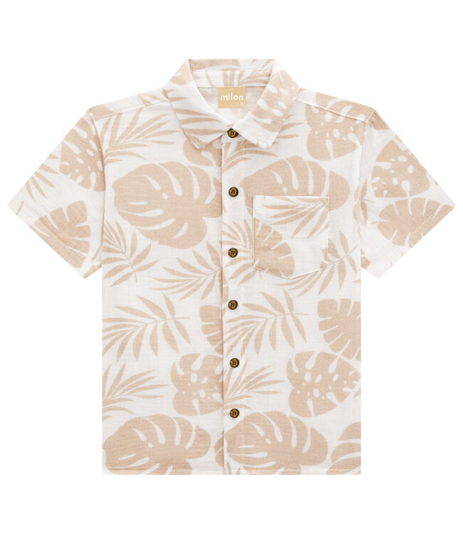 Almond Button Up S/S Shirt