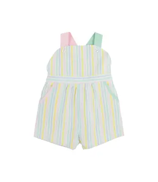 Beaufort Bonnet Siesta Key Seersucker/Palm/Sea Island Ruthie Romper