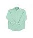 Beaufort Bonnet Kiawah Green Windowpane Dean's List Dress Shirt