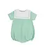 Beaufort Bonnet Kiawah Green/White Windowpane Townes Top Sail Bubble 18-24m