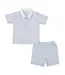Kissy Kissy Lt. Blue Saturday Regatta Bermuda Set Toddler