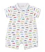 Kissy Kissy Lt. Blue Car Central Short Playsuit