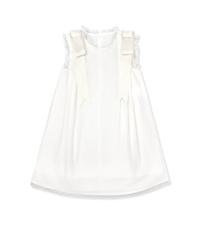 Lullaby Set Spring White Swiss Dot Patricia Dress