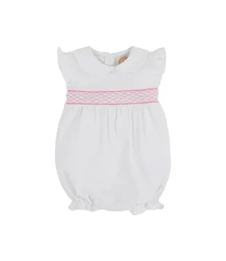 Beaufort Bonnet Worth Ave. White/Hamptons Hot Pink Angel Sleeve Banbury Bubble