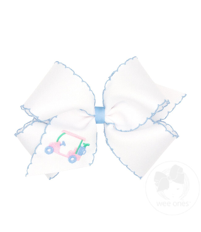 Wee Ones King Stitch Golf Bow-GLF