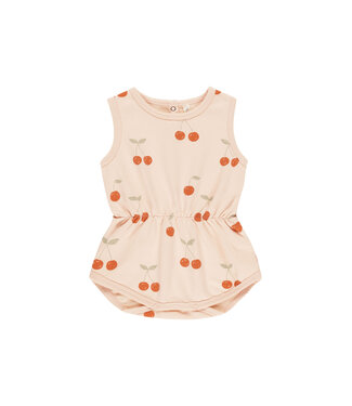 Rylee & Cru Shell Cherries Cinch Playsuit