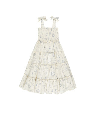 Rylee & Cru Ivory Mediterranean Taylor Dress