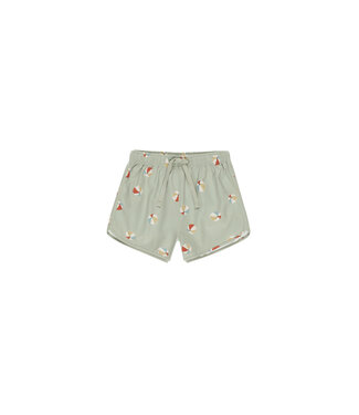 Rylee & Cru Sage Beach Balls Swim Trunk