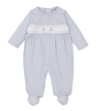 Kissy Kissy Lt. Blue Saturday Regatta Footie