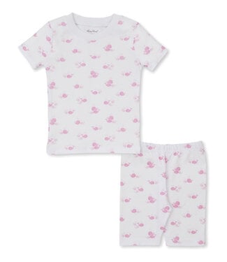 Kissy Kissy Pink Whale Wonder Short PJ Set