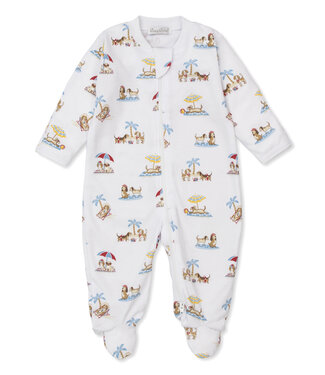 Kissy Kissy PJs Puppy Beach Daze Footie w/Zip