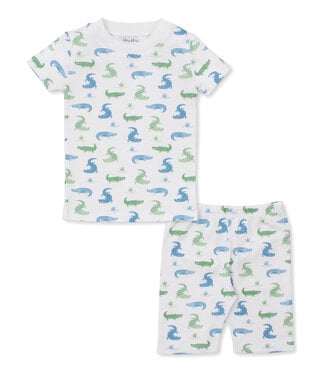 Kissy Kissy Cruising Crocodiles Short PJ Set Baby