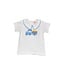Luigi Lt. Sky Blue/White Train w/Carrots S/S Top