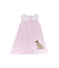 Luigi Lt. Pink/White Sleeveless Dress-Dog w/Baseball