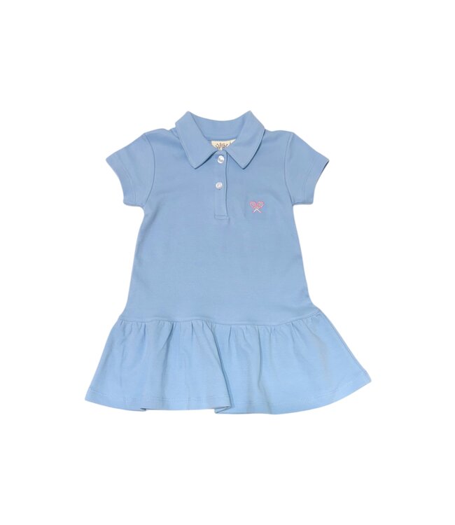 Luigi Sky Blue Tennis Skirt Dress w/ Tennis Rackets