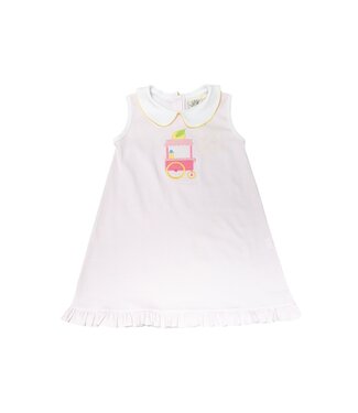 Luigi White/Lt. Pink Lemonade Cart Dress