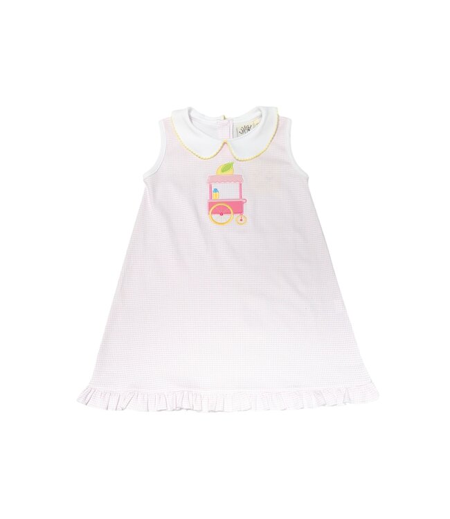 Luigi White/Lt. Pink Lemonade Cart Dress