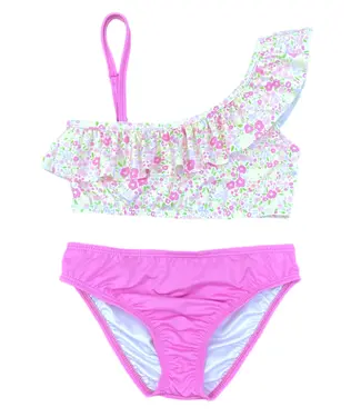 James and Lottie Katy Fuchsia Floral 2 Piece Swimsuit