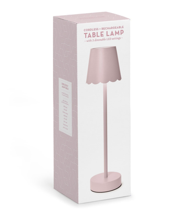 cupcakes & cartwheels LED Table Lamp w/Scalloped Edge Shade