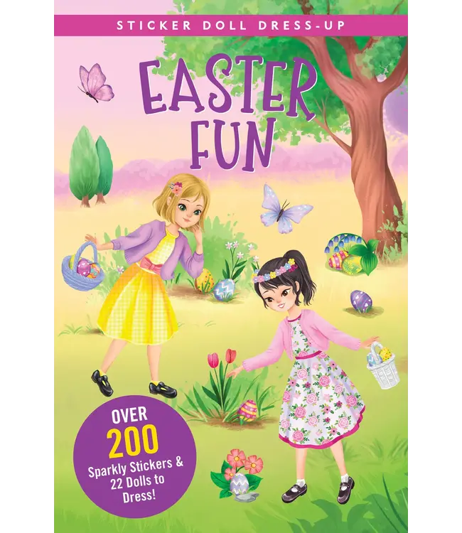 Peter Pauper Press Sticker Doll Dress Up Easter Fun
