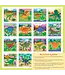 First Color by Sticker Dinosaurs